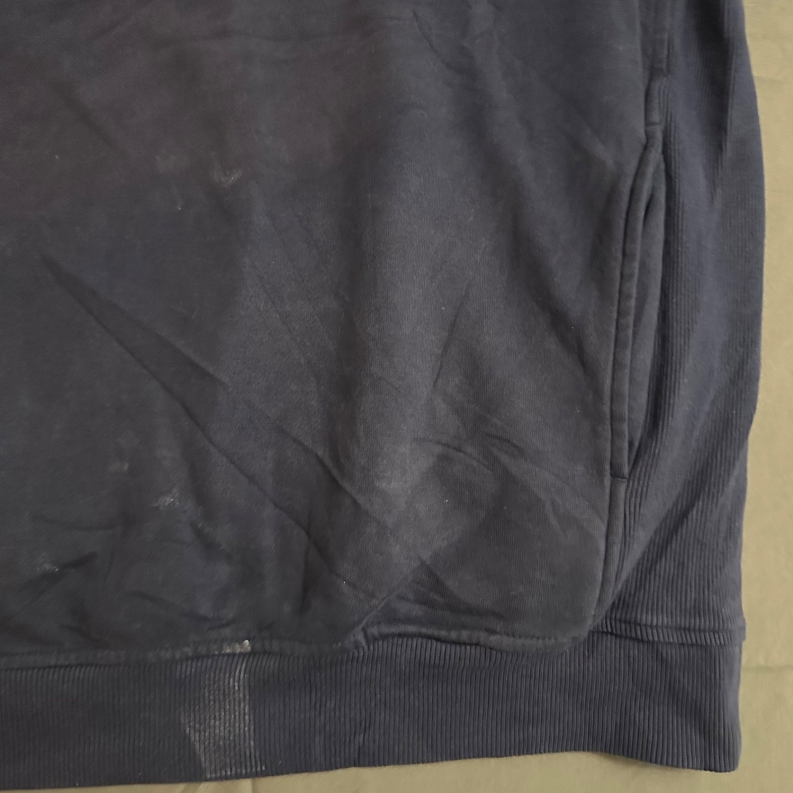 Vintage Nike Team ECAC Quarter Zip Pullover Navy Sweatshirt Sz Large gallery
