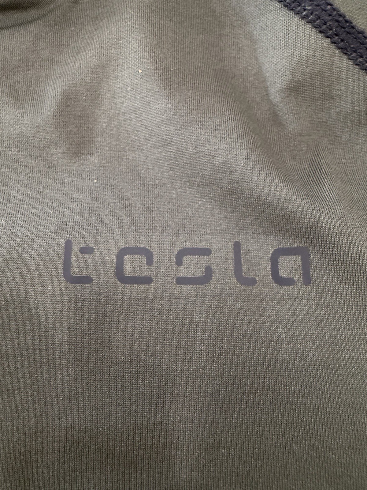 Tesla Men’s Hyper-Dri Athletic Mock Neck Compression Top In Olive Size XL gallery
