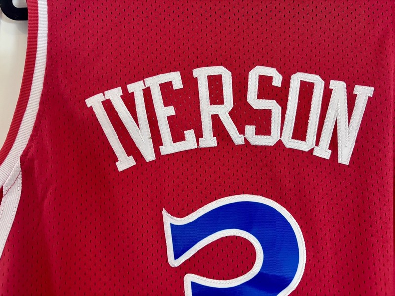 MITCHELL & NESS NBA AUTHENTIC JERSEY PHILADELPHIA 76ERS 96 ALLEN IVERSON gallery