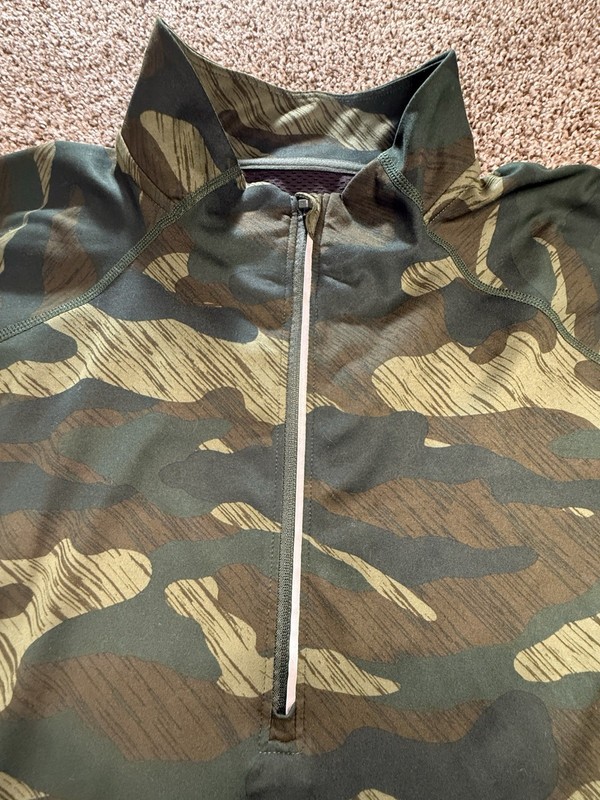 Xersion Mens XXL Active Pullover Jacket Olive Green Camo Zip 1/4 Golf & Training gallery