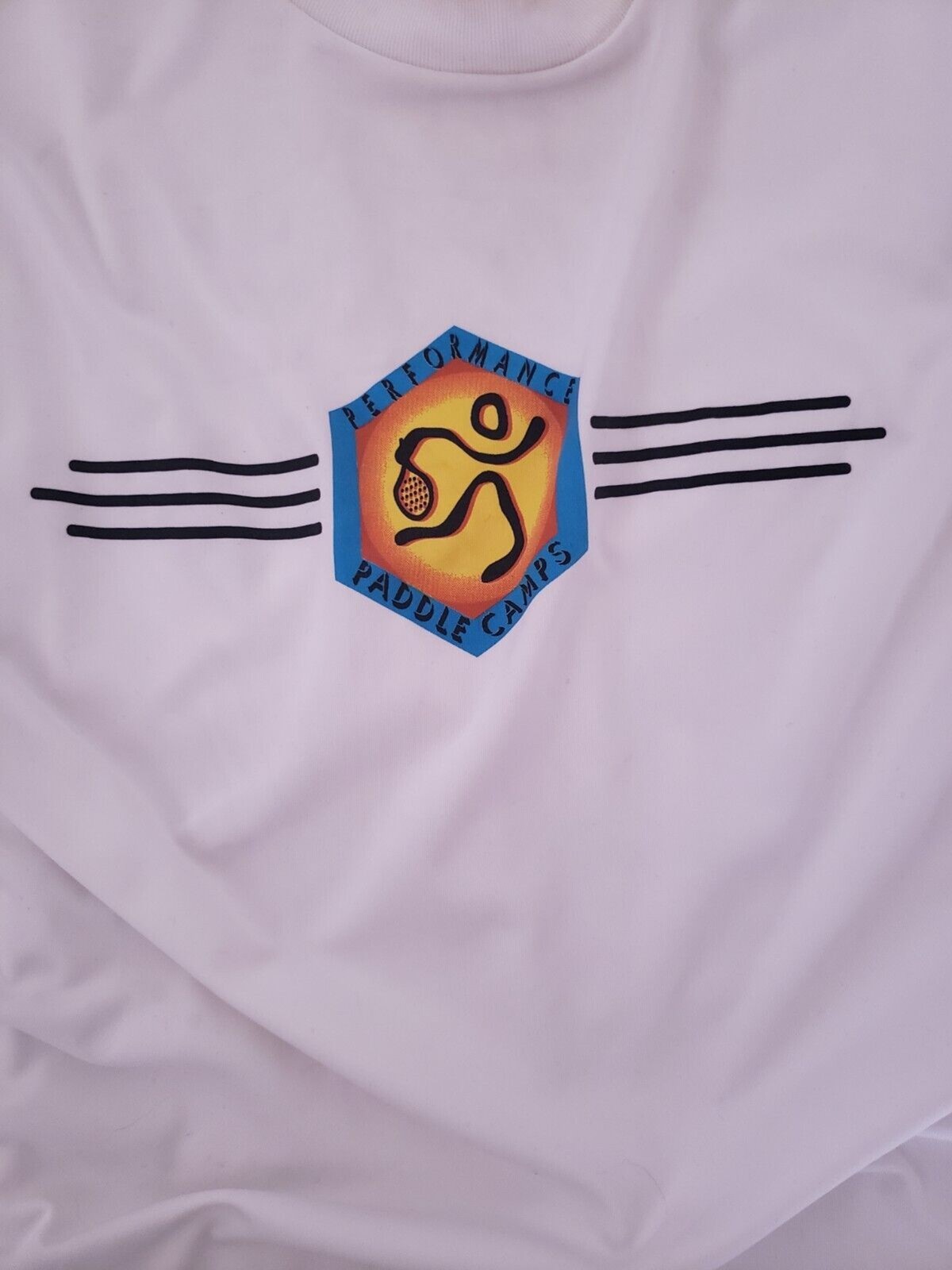 Wilson Men's White Paddleboard.com Long Sleeve Performance Shirt gallery