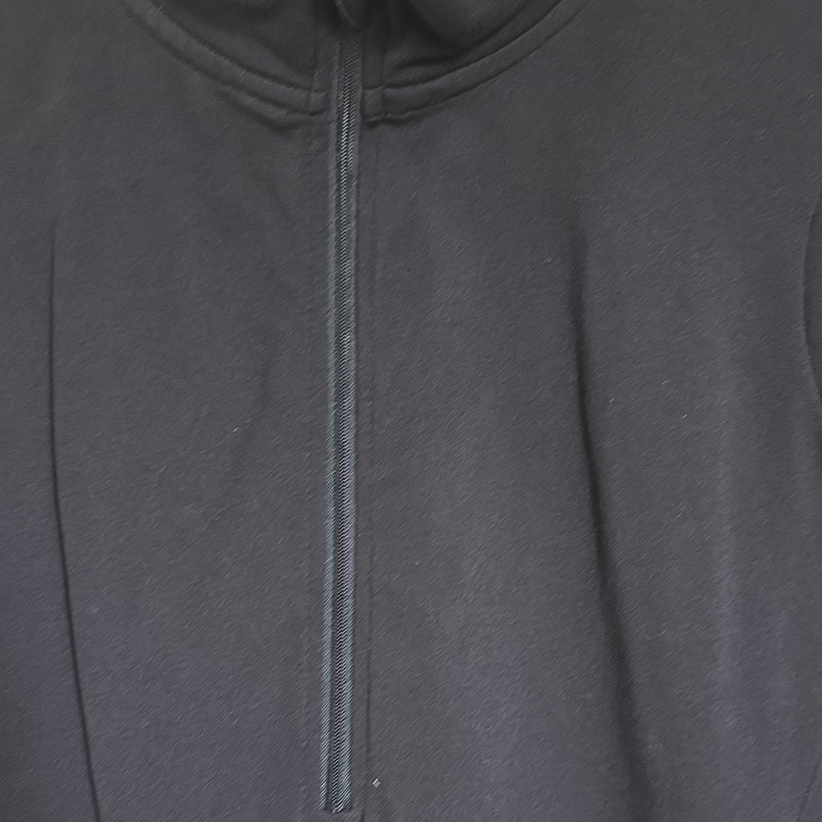 Xersion Quick-Dri Men's Striped 1/4 Zip Pullover Mock Neck Shirt Black Gray M gallery