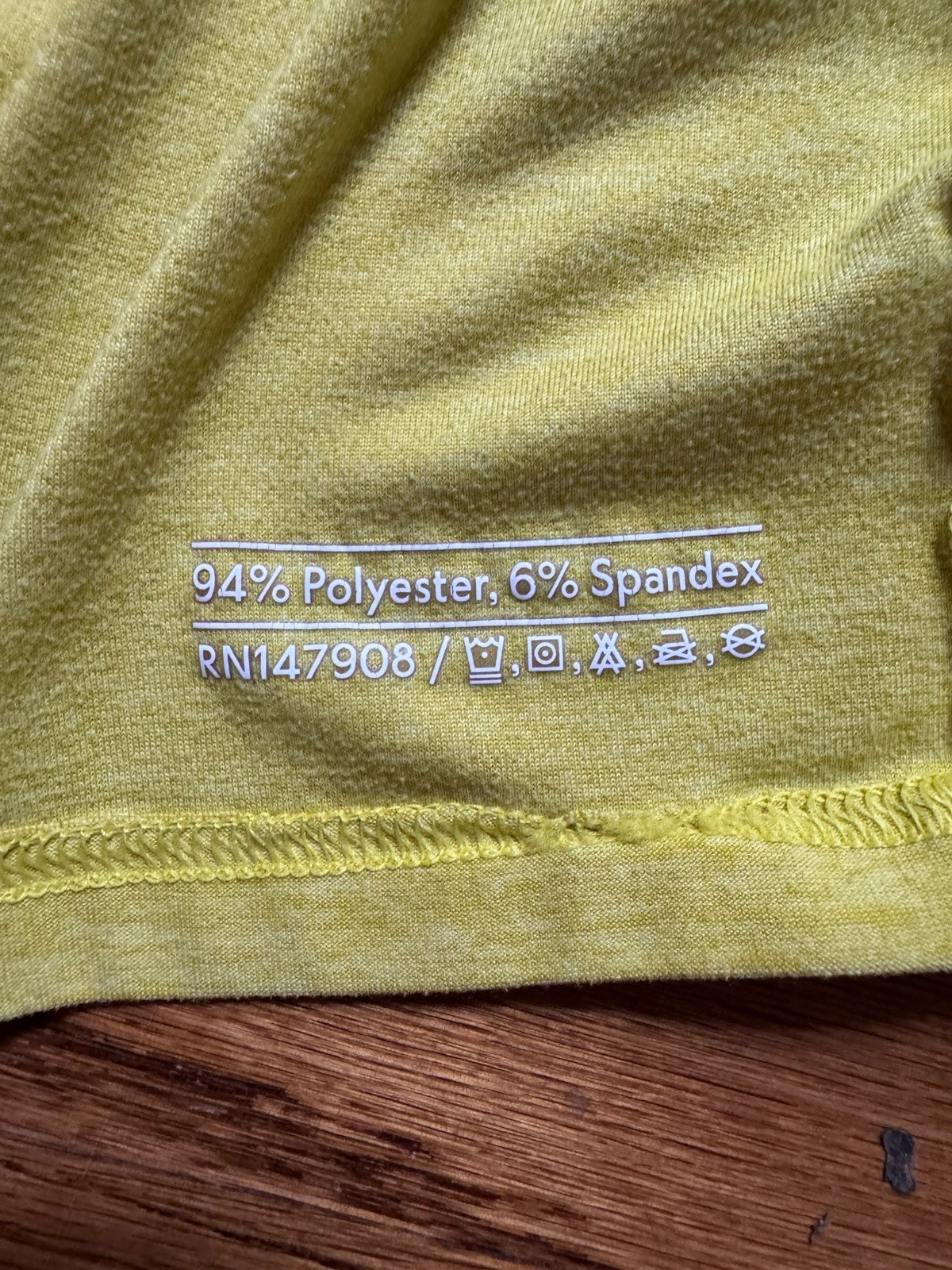 Men’s Outdoor Voices Cloudknit yellow short sleeve shirt gallery