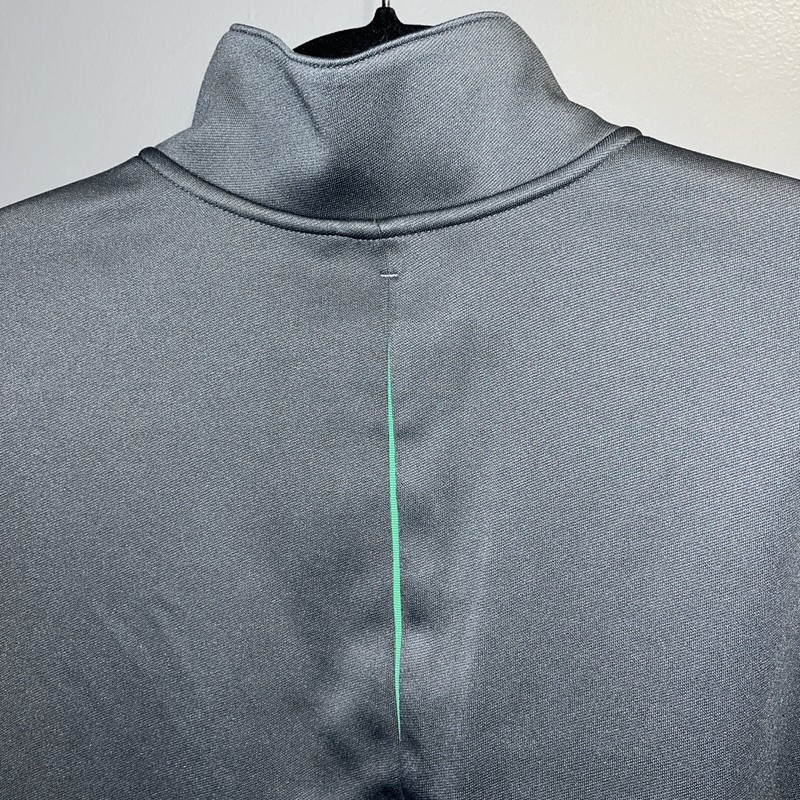 Nike Dri-Fit Golf Stretch 1/2 Zip Pullover Mens M Long Sleeve Grey Logo gallery