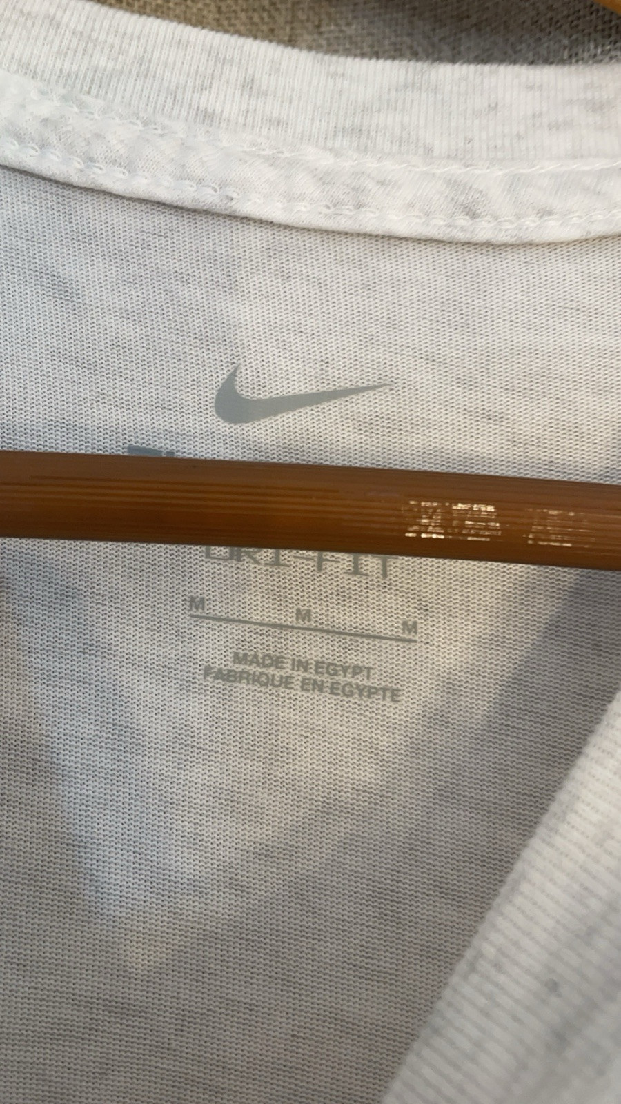 Nike Dri-Fit Size Medium Light Gray T-Shirt Super Soft New W/out Tags gallery