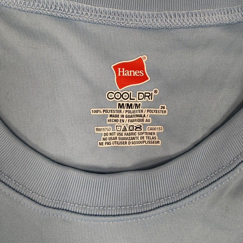 Hanes Cool Dri Mens Medium Blue SeaDek Marine Products Long Sleeve Shirt UV gallery