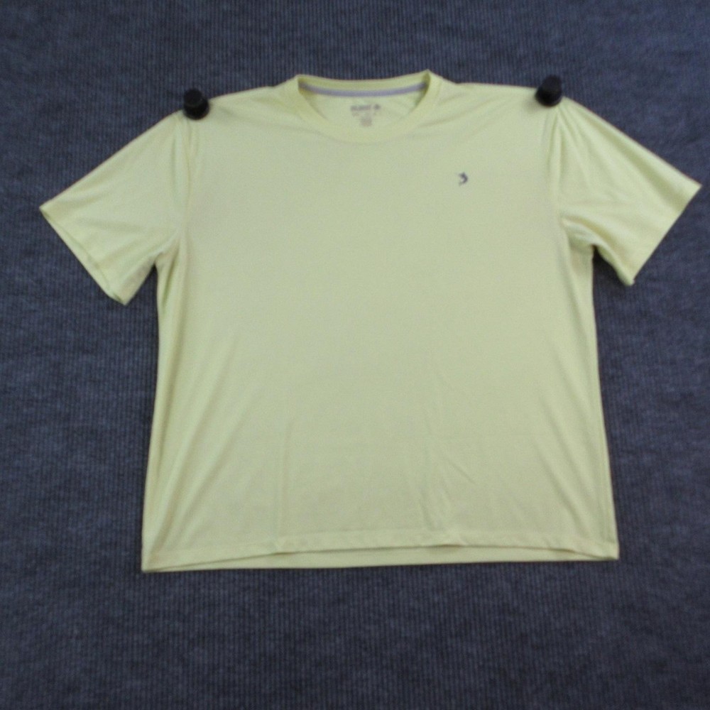 Reel Legends Shirt Mens 2XL Yellow Free Line Fishing Moisture Wicking