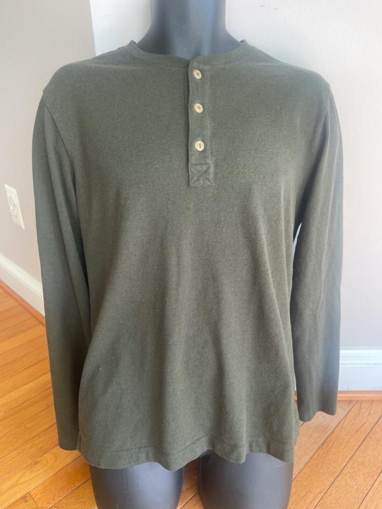 TAYLOR STITCH HEAVY BAG HENLEY TOP SIZE 42 gallery