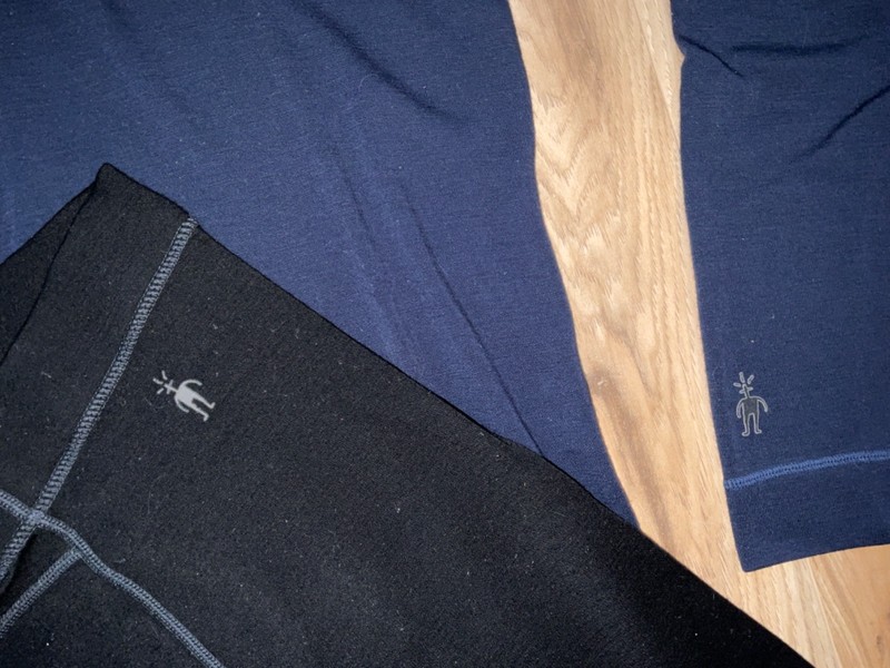 Smartwool Mens Quarter Zip Base Layer Merino Wool (L) & Merino Wool Bottom (M) gallery