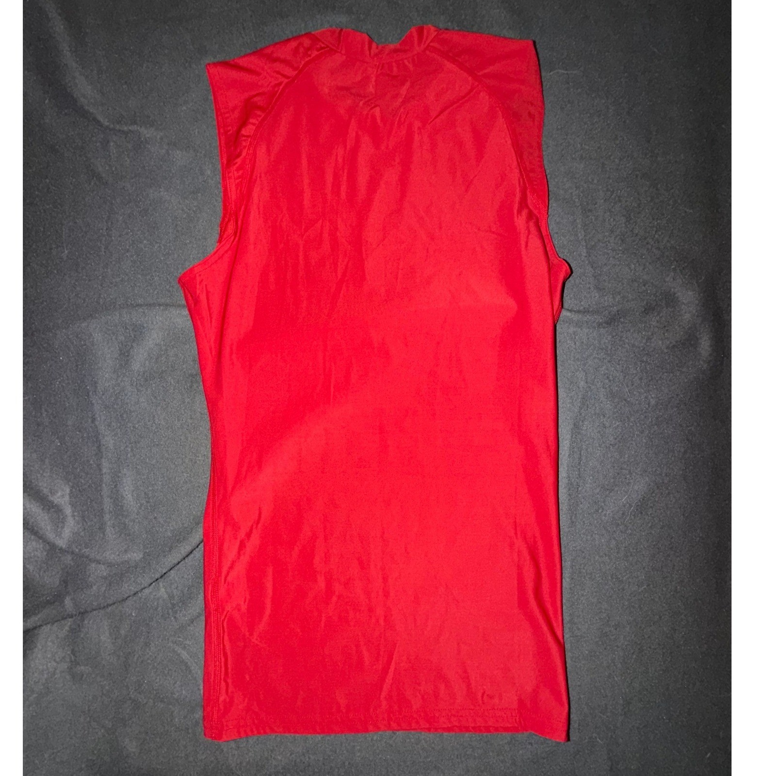 Intensity Athletics Mens Compression Tank Top Red Mock Neck Muscle Shirt Size M gallery