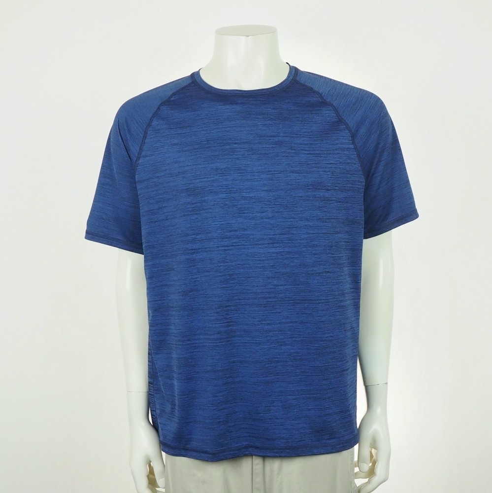 Tommy Bahama Delray Performance Tee Shirt Mens Large Blue Training IslandZone