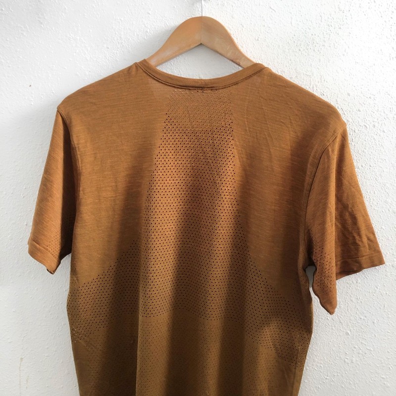 LULULEMON Metal Vent Breathe Short Sleeve Magma / Sequoia Size Large gallery