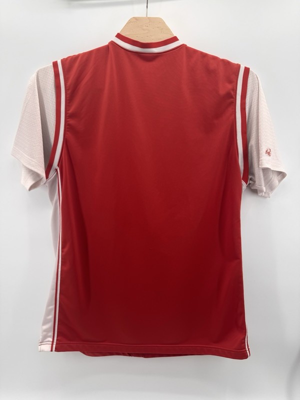 VTG Y2K Adidas Warm Up Jersey Mens XL Snap Button Red & White - No Tag gallery