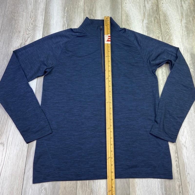 Lululemon Metal Vent Tech 1/2 Zip Pullover Mens L Blue Long Sleeve Athletic Men gallery