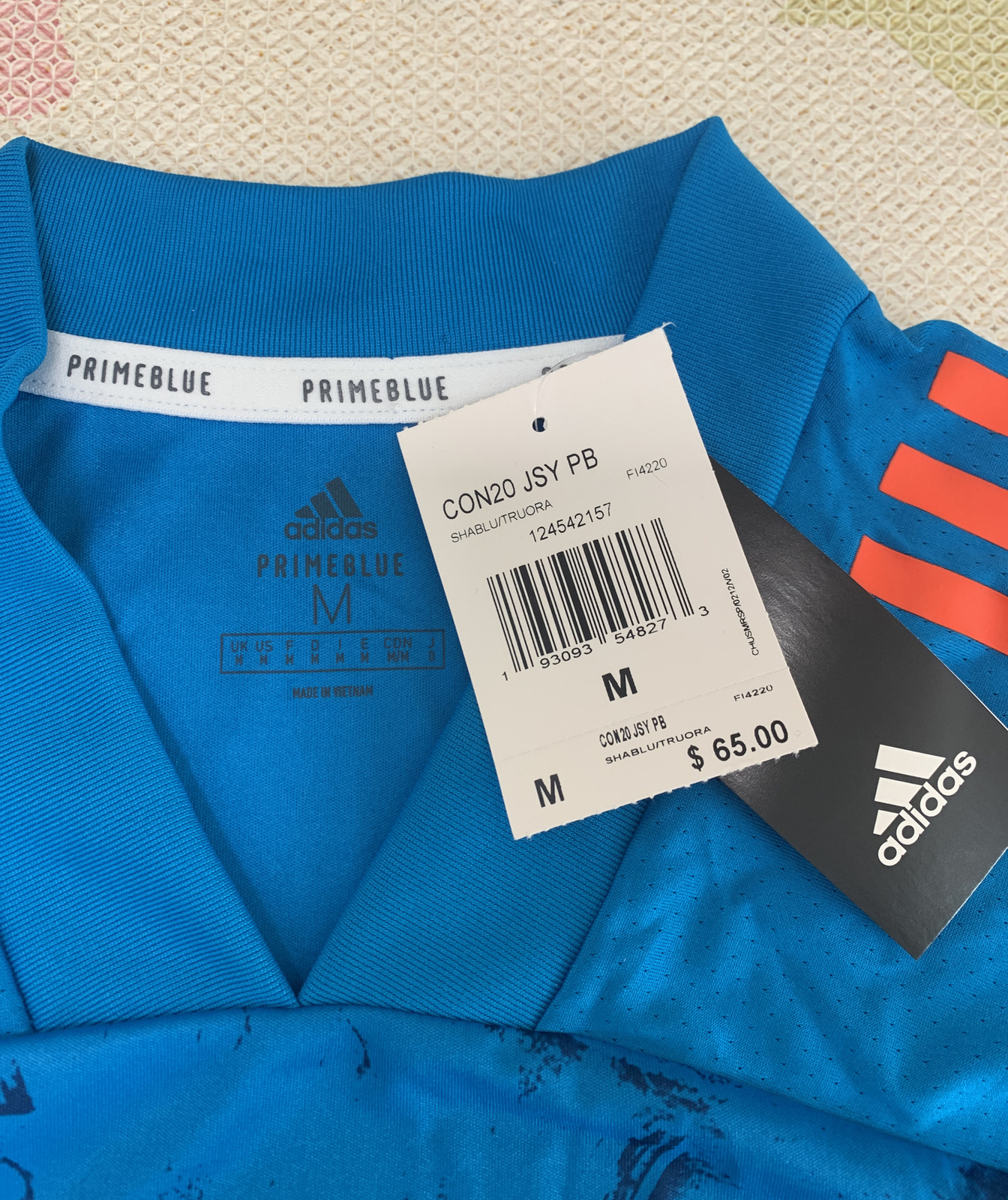 ADIDAS CONDIVO 20 PRIMEBLUE JERSEY SHIRT FI4220 Men’s Size M New With Tags gallery