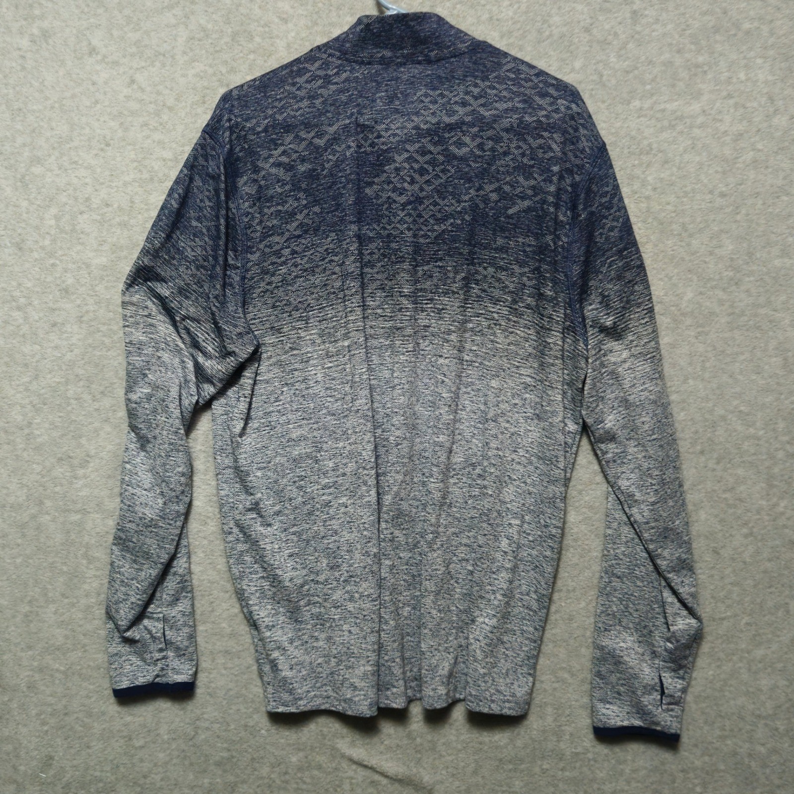 Champion C9 Power Core Mens XL Blue Ombre 1/4 Zip Pullover Thumbholes gallery
