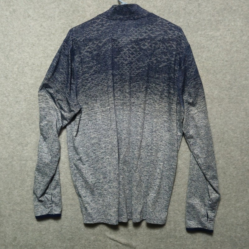 Champion C9 Power Core Mens XL Blue Ombre 1/4 Zip Pullover Thumbholes gallery