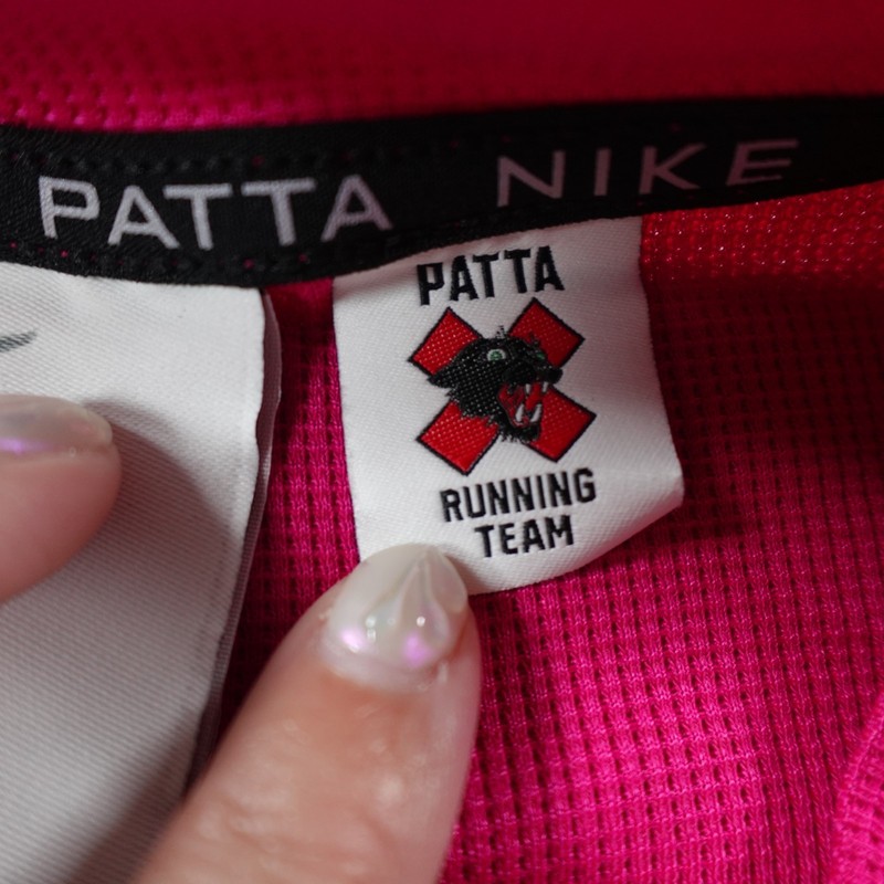 Nike x Patta Running Shirt Mens Medium Pink Running Team Panther FJ3032 gallery