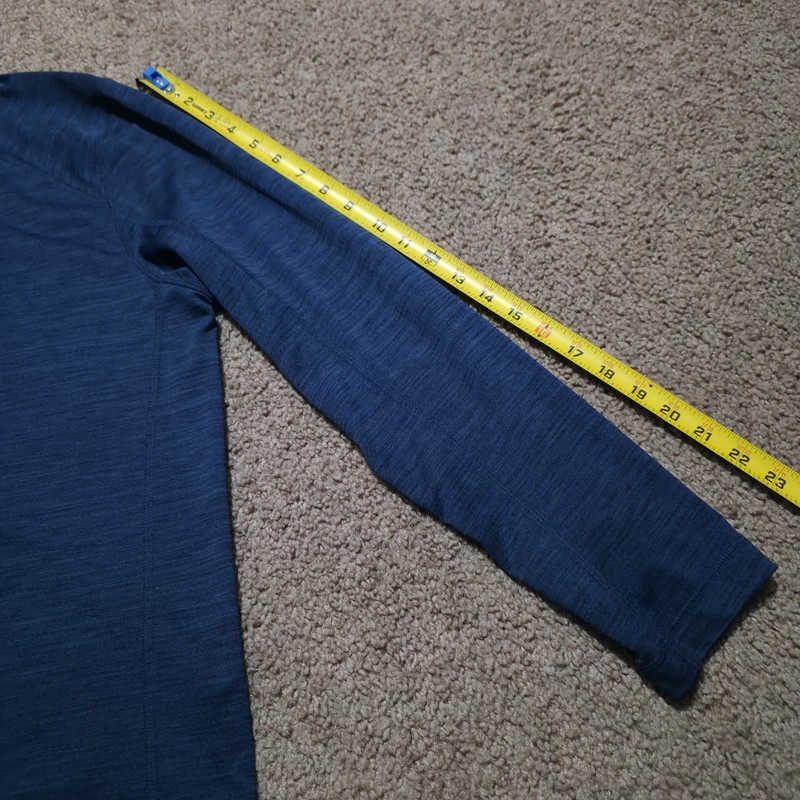 Vineyard Vines Performance Mens Medium 1/4 Zip Long Sleeve Blue Golf Pullover gallery
