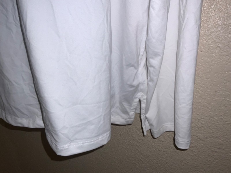 All In Motion MENs XXL WHITE color LONG Sleeve Performance T-shirt moisture wick gallery