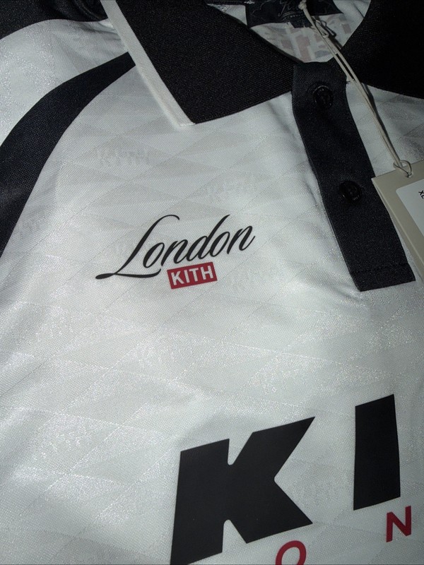 NWT - Kith London Polo Soccer Jersey Sports - White Men's Size XL Extra Large gallery
