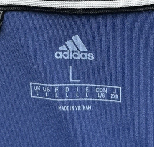 Adidas USA 1/4 Zip Red Blue Pullover FR9645 • Men's L gallery