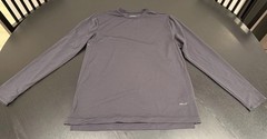 BRADY | Long Sleeve Performance Men’s Shirt | Light Weight | Black | Small