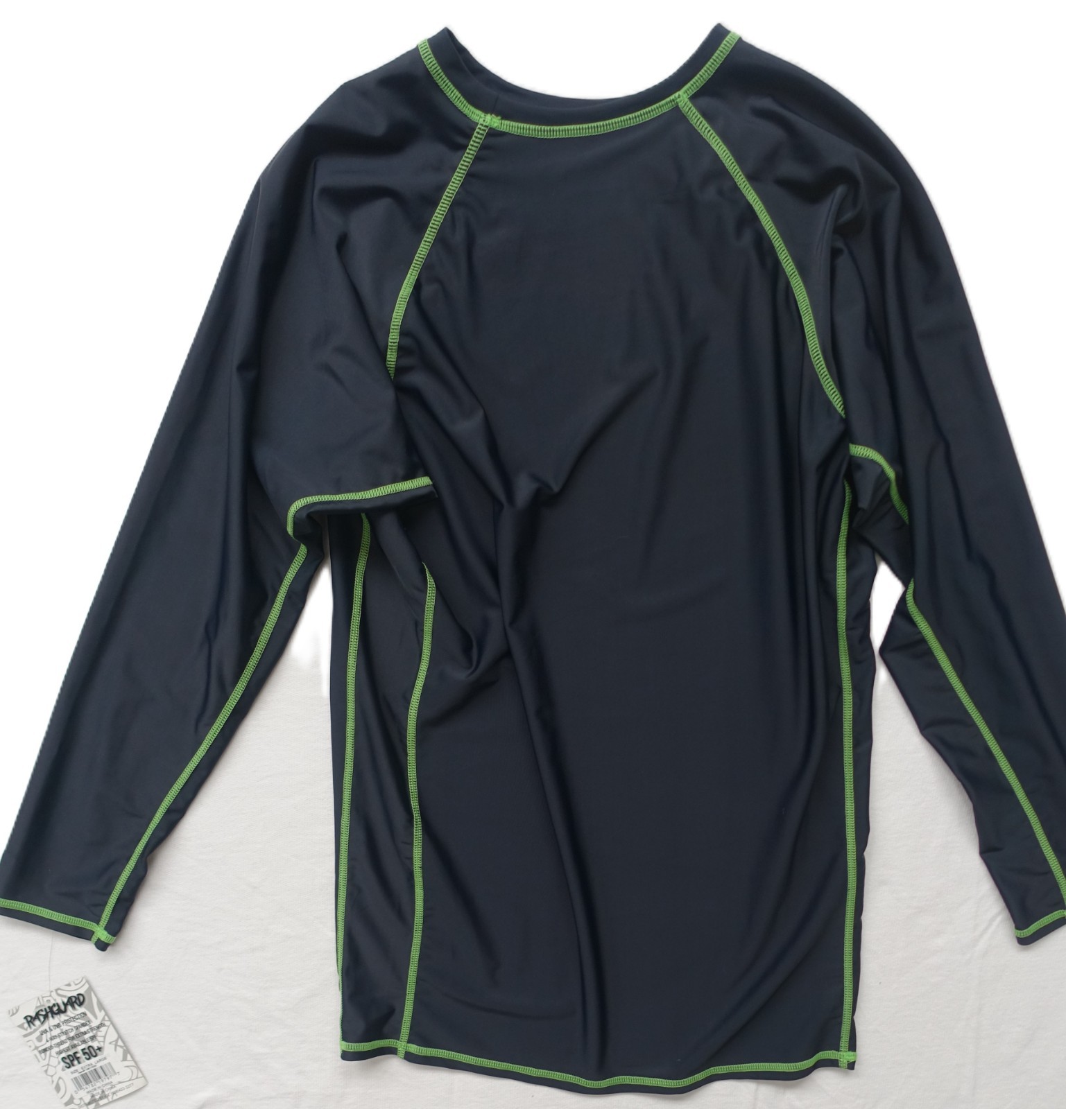 ISLAND PRIDE RASH GUARD~NWT!!~KAYAK/SURF BLACK UPF 50+ 4-WAY STRETCH MENS XL gallery