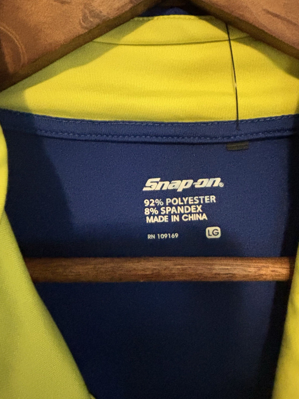 Snap On Quarter Zip Pullover Long Sleeve Size L gallery