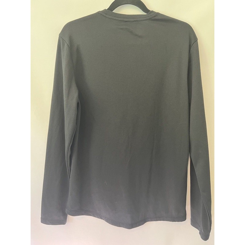 Wrangler Mens Medium Crew Neck Pullover Long Sleeve T Shirt Black gallery