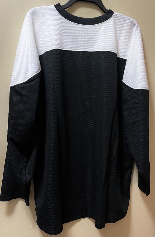 ALLESON ATHLETIC JERSEY MEN’S LONG SLEEVE OVERSIZED V-NECK BLACK /WHITE MEDIUM gallery