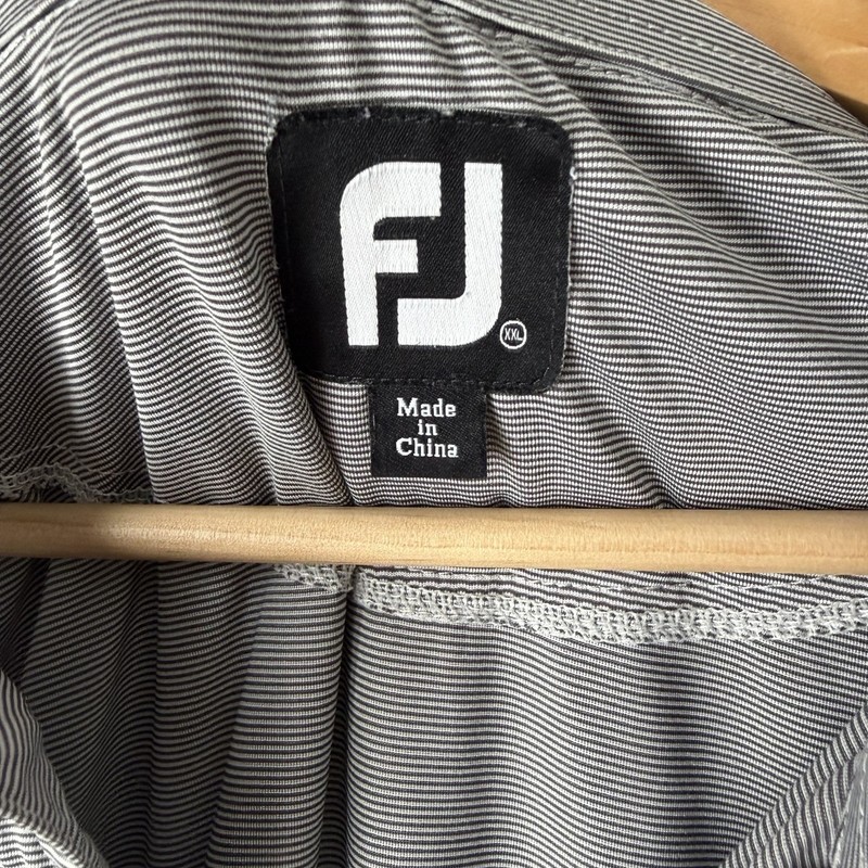 Footjoy FJ Golf Polo Shirt Men's Size XXL stripped- Michigan State Spartans gallery