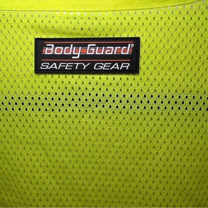 Body Guard Yellow & Orange Safety Vest w/ Reflective Strips. Size L/ XL gallery
