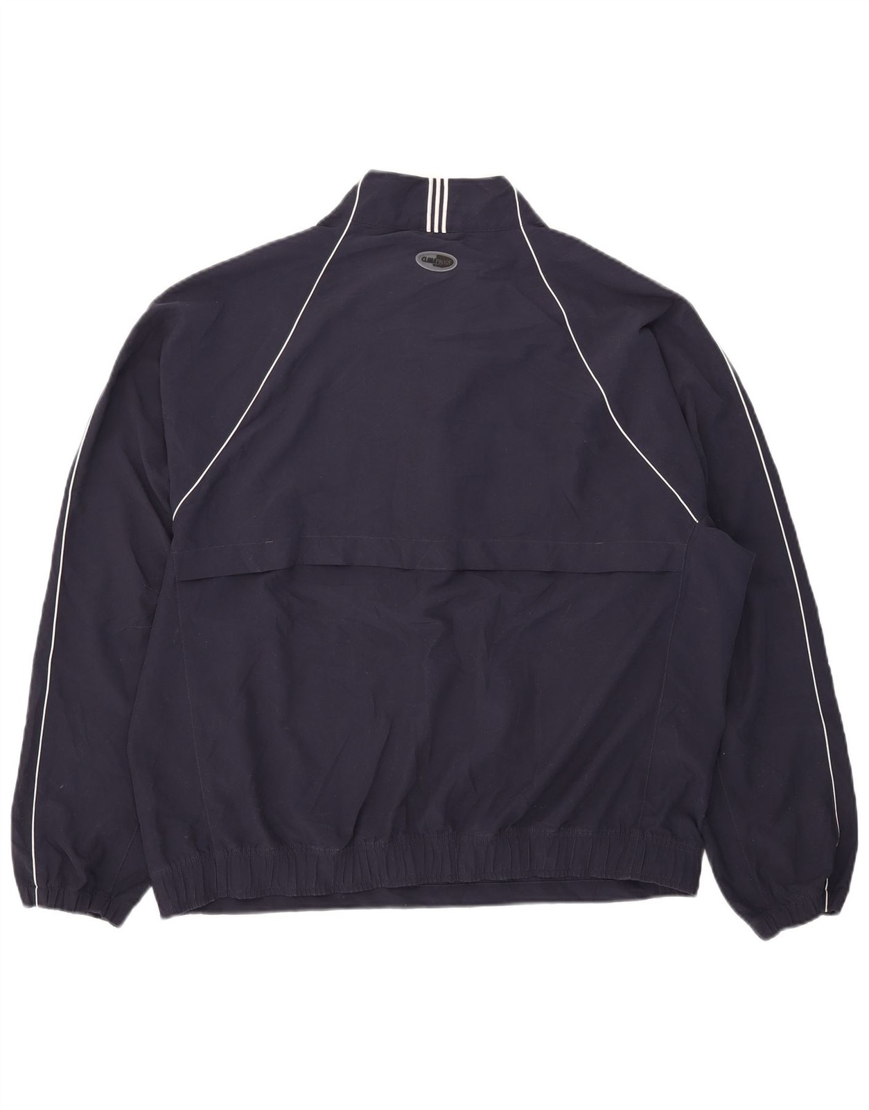 Adidas Mens Clima Proof Zip Neck Pullover Tracksuit Top Large Navy Blue AP06 gallery