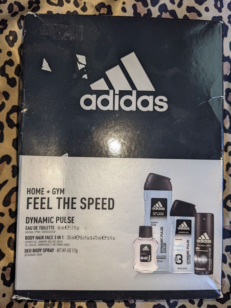 Adidas Dynamic Pulse Aftershave Giftset - 1.6 fl oz EDT 6.5 Fl Oz (Pack of 4)