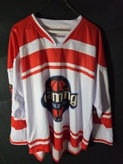 Gaming World Tour Hockey Jersey – Red/White – Size XL