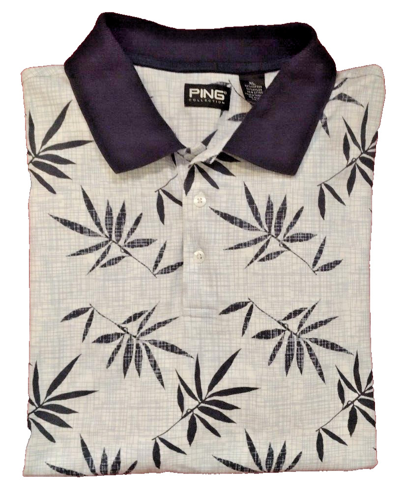Ping Collection Men's 3 Button Front Short Sleeve Polo Shirt Size XL gallery