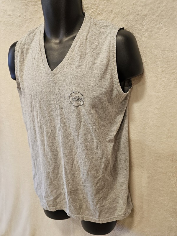 Vintage Nike Tank Top Mens M Swoosh Logo 90s Made In USA Gym Workout Basketball gallery