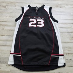 Michael JORDAN Jersey 23 Jumpman Basketball Black Sleeveless Tank Size LG