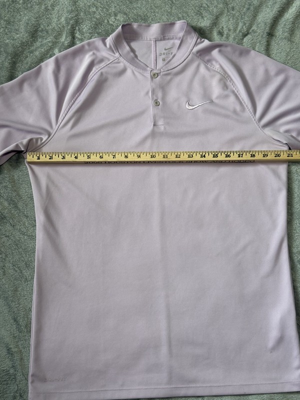Nike Court Dri-Fit Victory Blade Polo Golf Tennis Shirt Men’s M Lilac FAST SHIP! gallery