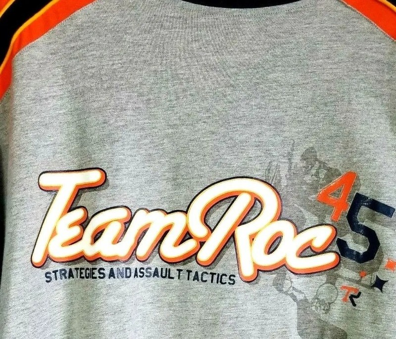 TR Team Roc Strategies & Assault Tactics Shirt Size 2XL #45 Men's Rare Vintage gallery