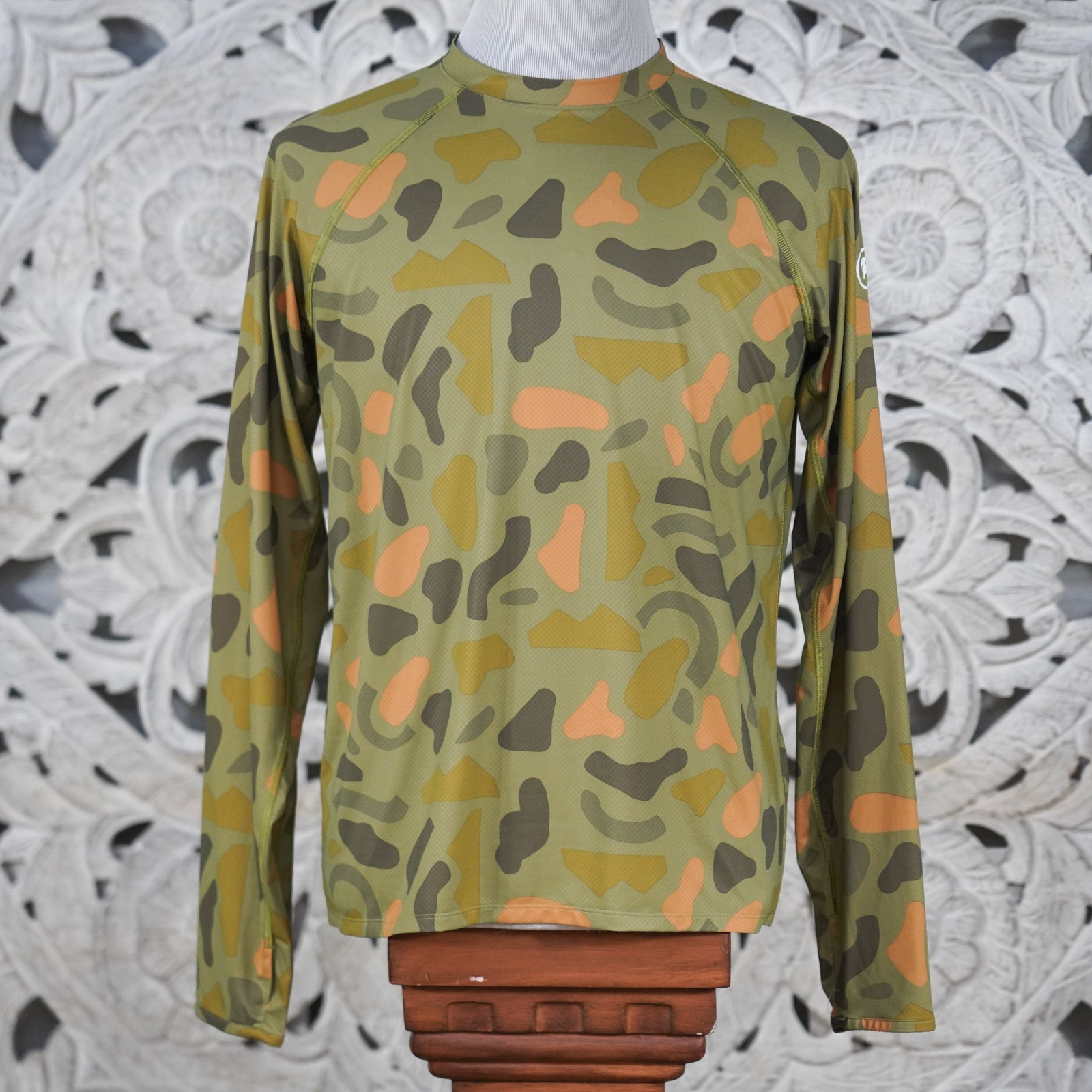 Backcountry Men's M Camo Long Sleeve Performance Shirt Stretchy Elastic gallery