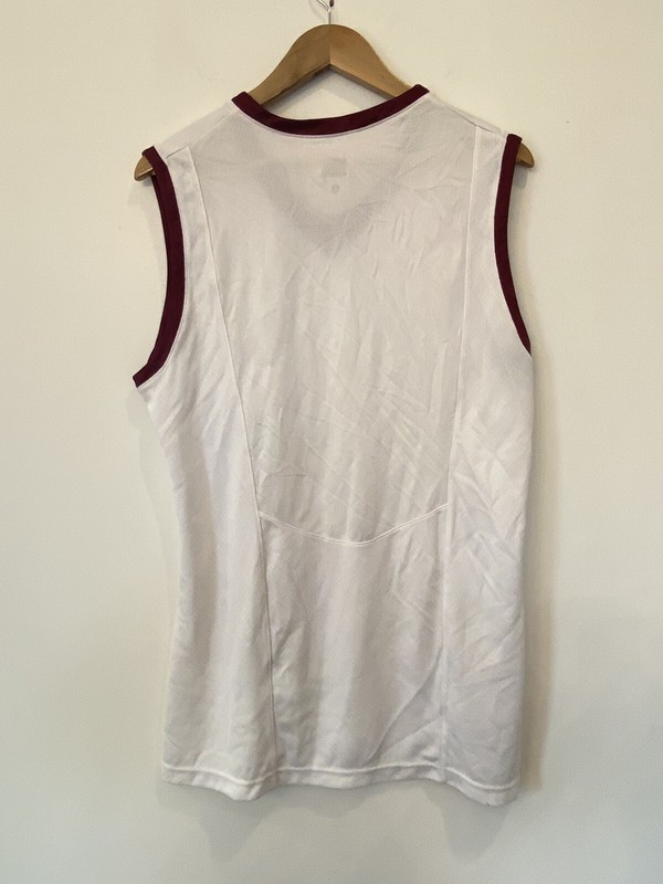 Nike Men's Team Jersey Maroon White Basketball Sleeveless Tank Shirt gallery