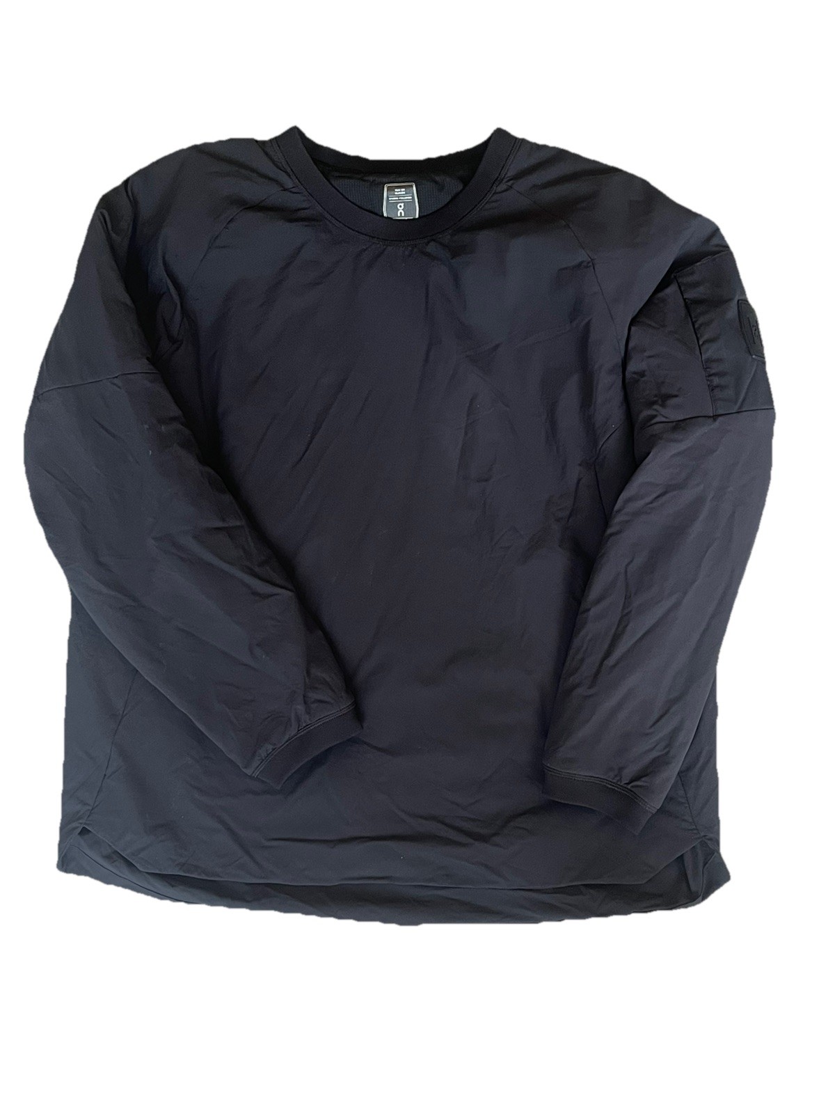ON CLOUD All Gender Black Polyamide Sportswear Studio Pullover Sz XXL gallery