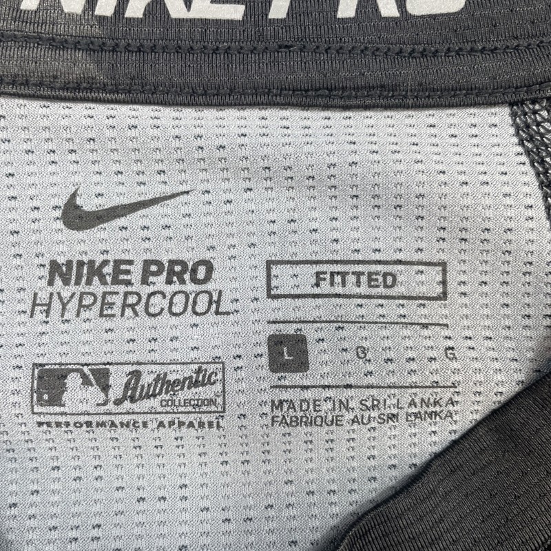 Nike Pro Hypercool Shirt Mens Large Baltimore Orioles Baseball MLB Fitted BLK gallery