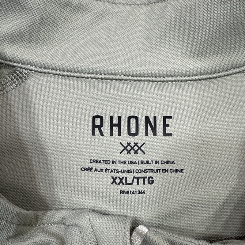 Rhone Performance Session 1/4 Zip Pullover XXL Beige Stretch Golf Training Gym gallery