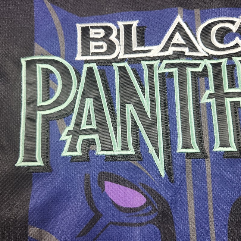 Black Panther Jersey Mens Small Black Purple Headgear Classics Hockey Wakanda gallery