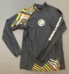 BRP 2864190912 SEA-DOO Men’s Vibe SS LS Rashguard Large BLACK New Genuine
