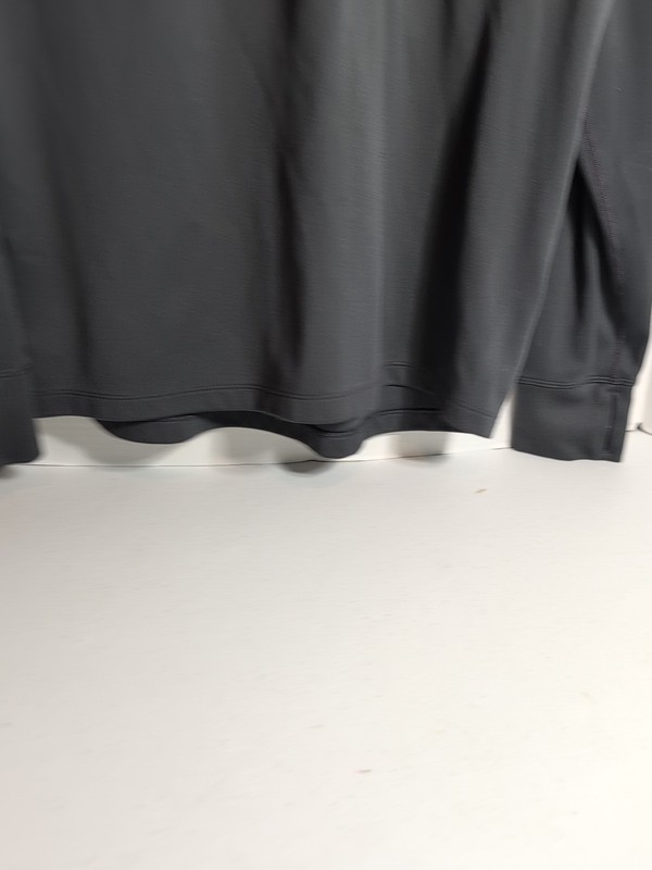 Nike Running Dri-Fit 1/4-Zip Long Sleeve Thumb Holes Gray Size L Men's Pull Ov gallery