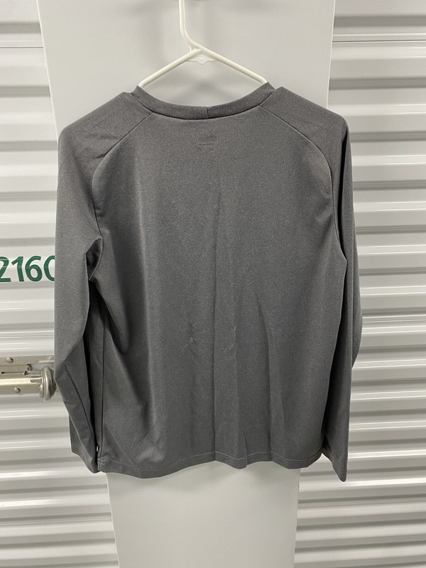 Nike Dri Fit Men's Long Sleeve Shirt XL Gray gallery